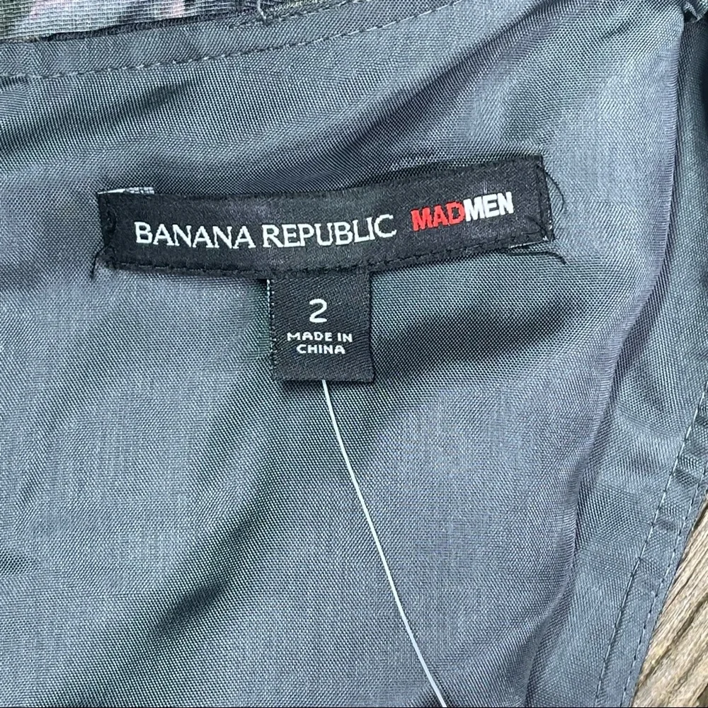 ✴️ New ~ Banana Republic Mad Men Begonia Cocktail Dress Size 2 - Picture 14 of 16